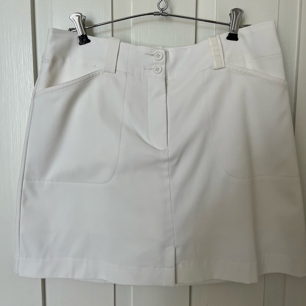 Nike White Golf Skirt